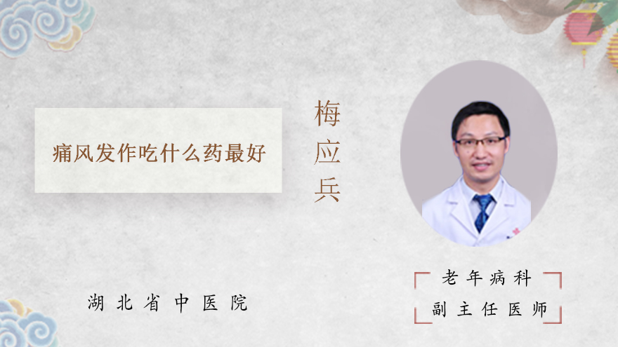 痛风发作吃什么药最好