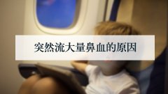 突然流大量鼻血的原因