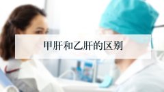 甲肝和乙肝的区别