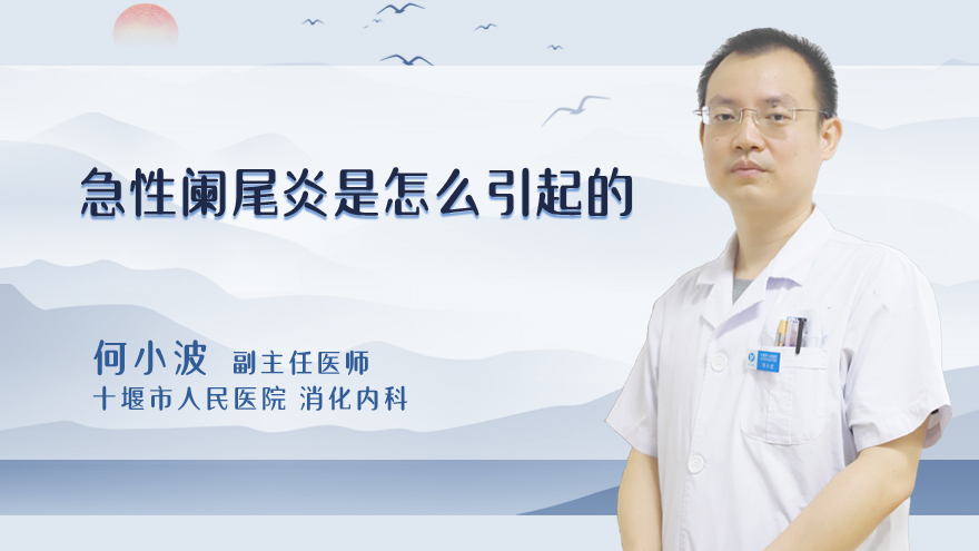 急性阑尾炎是怎么引起的