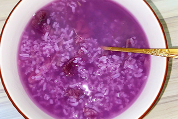 紫薯紫米粥的功效与作用