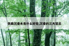 佩戴沉香木有什么好处,沉香的三大禁忌